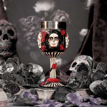 Sugar Skull Goblet 19.5cm (JR)