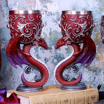 Dragons Devotion Goblets 18.5cm (Set of 2)