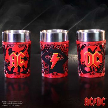 ACDC Logo Shot Glass Set (Set of 3) 8.7cm