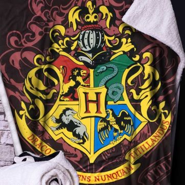 Harry Potter Hogwarts Crest Throw 100*150cm