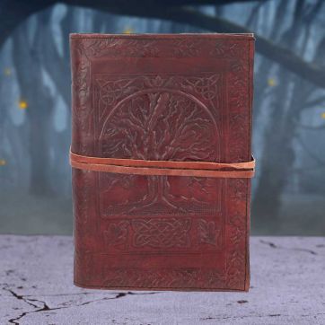 Tree Of Life Leather Embossed Journal 18 x 25cm