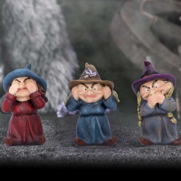 Three Wise Witches 9.3cm