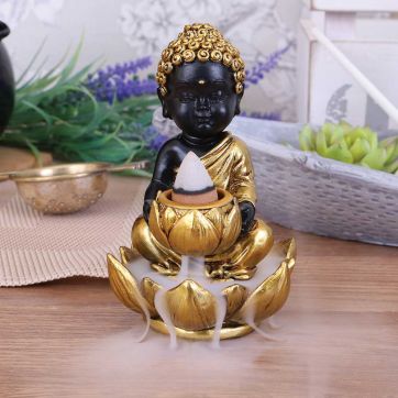 Baby Buddha Backflow Incense Burner 10.3cm