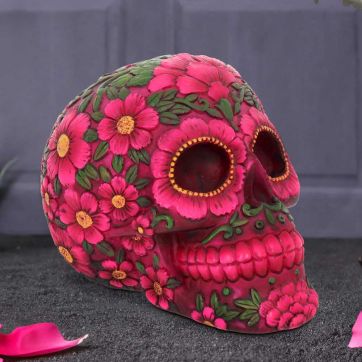 Sugar Blossom Skull 14.5cm