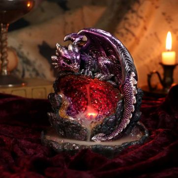 Crystalline Protector Backflow Incense Burner 14.2