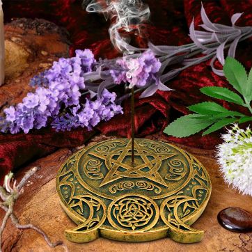 Triple Moon Fragrance Incense Burner 13.7cm