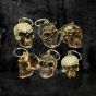 Skull Keyrings (3cm) (Pack of 6) Skulls Gifts Under £100