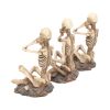 See No, Hear No, Speak No Skeletons(Set 3)8.5cmP6 Skeletons Gifts Under £100