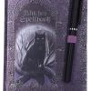 Embossed Witches Spell Book A5 Journal with Pen P6 Cats Gifts Under £100