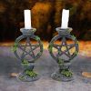 Wiccan Pentagram Candlesticks 15cm (Set of 2) Witchcraft & Wiccan Top 200 None Licensed