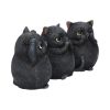 Three Wise Fat Cats 8.5cm Cats Out Of Stock