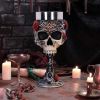 Gothic Roses Goblet 18cm Skulls Gifts Under £100