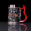 ACDC Back in Black Tankard 16cm Band Licenses Top 200