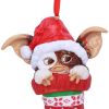 Gremlins Gizmo in Stocking Hanging Ornament 12cm Fantasy Christmas Gift Guide Hanging Ornaments