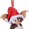 Gremlins Gizmo Santa Hanging Ornament 10.3cm Fantasy Christmas Gift Guide Hanging Ornaments