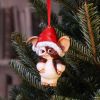 Gremlins Gizmo Santa Hanging Ornament 10.3cm Fantasy Christmas Gift Guide Hanging Ornaments