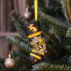 Harry Potter Hufflepuff Stocking Hanging Ornament Fantasy Christmas Gift Guide Hanging Ornaments