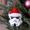 Stormtrooper Santa Hat Hanging Ornament 8.3cm Sci-Fi Christmas Product Guide