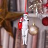 Stormtrooper Santa Sack Hanging Ornament 13cm Sci-Fi Christmas Gift Guide Hanging Ornaments