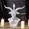 Baphomet Bust (White) 33.5cm Baphomet September Flash Sale 2024 | Gothic