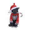 Candy Cane Cat Hanging Ornament (LP) 9cm Cats Summer Sale 2024