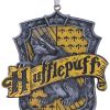 Harry Potter Hufflepuff Crest Hanging Ornament 8cm Fantasy Christmas Gift Guide Hanging Ornaments