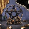 Floral Pentagram 16.5cm Witchcraft & Wiccan Season of the Pentagram