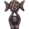 Triple Goddess Tea Light 12cm Maiden, Mother, Crone September Flash Sale 2024 | Incense and Tealights