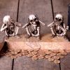 Three Wise Skellingtons 9.5cm Skeletons Sale Items