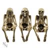 Three Wise Skeleton 10cm - 0