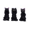 Three Wise Felines 8.5cm Cats Out Of Stock