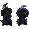 Three Wise Familiars 9.2cm Cats Gifts Under £100