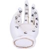 Palmist's Prediction (White) 18.3cm Palmistry Summer Sale 2024