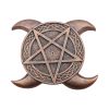 Triple Moon Pentacle Incense Burner 15.5cm Maiden, Mother, Crone Summer Sale 2024