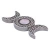 Triple Moon Tea Light Holder 17.5cm Witchcraft & Wiccan September Flash Sale 2024 | Incense and Tealights