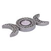 Triple Moon Tea Light Holder 17.5cm Witchcraft & Wiccan September Flash Sale 2024 | Incense and Tealights