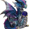 Orb Hoard (Blue) 15.5cm Dragons Out Of Stock