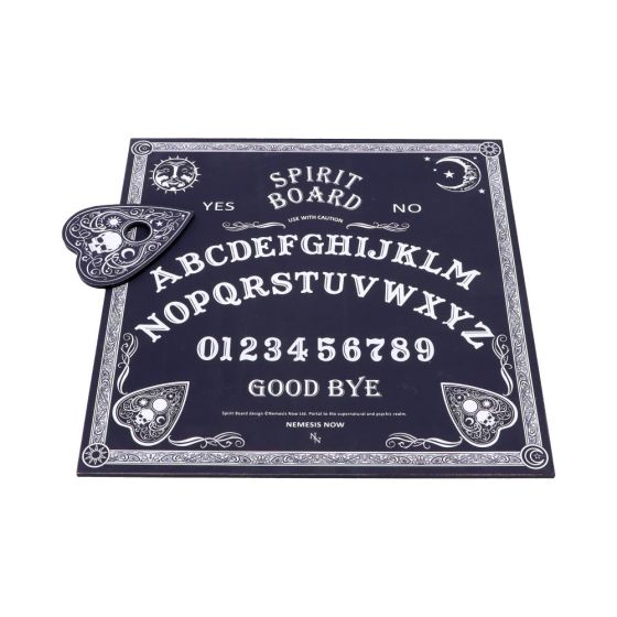 Black and White Spirit Board 38.5cm Witchcraft & Wiccan Halloween Highlights Homeware