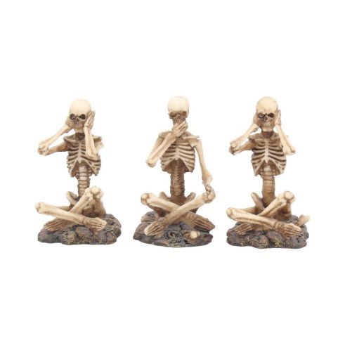 See No, Hear No, Speak No Skeletons(Set 3)8.5cmP6 Skeletons Gifts Under £100