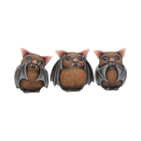 Three Wise Bats 8.5cm Bats Out Of Stock