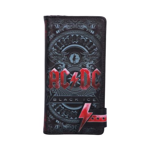 ACDC Black Ice Embossed Purse 18.5cm Band Licenses Sale Items