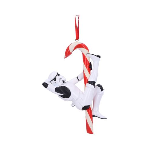 Stormtrooper Candy Cane Hanging Ornament 12cm Sci-Fi Out Of Stock