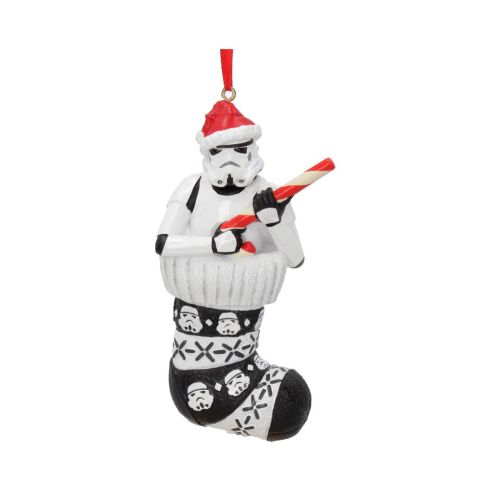 Stormtrooper in Stocking Hanging Ornament 11.5cm Sci-Fi Out Of Stock