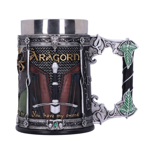 Lord of the Rings The Fellowship Tankard 15.5cm Fantasy Out Of Stock