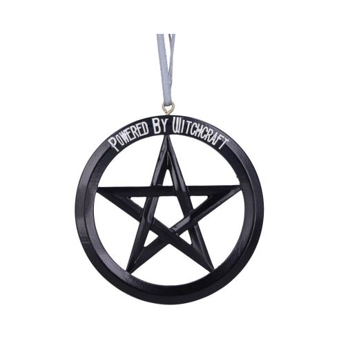 Powered by Witchcraft Hanging Ornament 7cm Witchcraft & Wiccan Christmas Product Guide