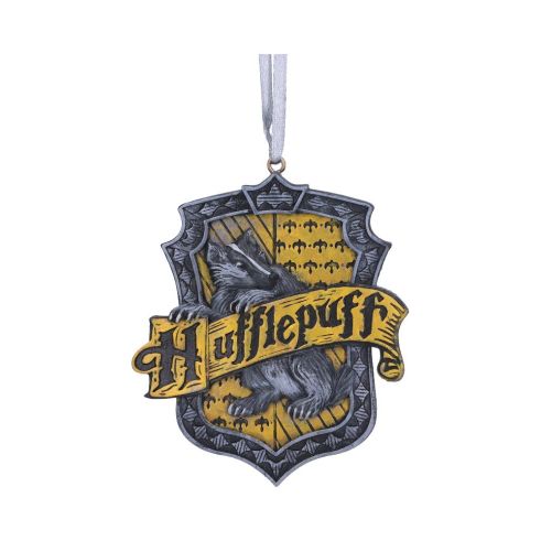 Harry Potter Hufflepuff Crest Hanging Ornament 8cm Fantasy Christmas Gift Guide Hanging Ornaments