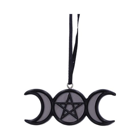 Triple Moon Magic Hanging Ornament 7.5cm Witchcraft & Wiccan Sale Items