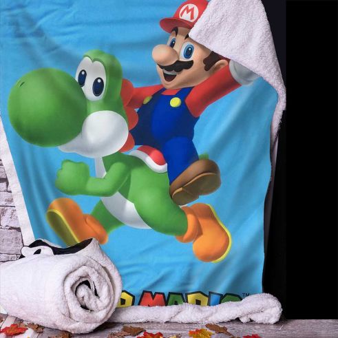 Super Mario - Mario and Yoshi Throw 100*150cm Gaming Sale Items