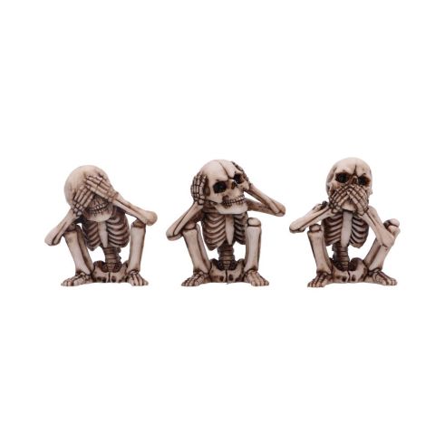 Three Wise Skellingtons 9.5cm Skeletons Sale Items