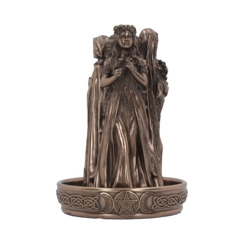 Triple Goddess Backflow Incense Burner 18cm Maiden, Mother, Crone September Flash Sale 2024 | Incense and Tealights